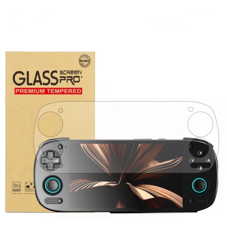 Clear tempered glass screen protector for Retroid Pocket 5, with cutout guides