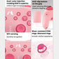 Pink controller grip with anti-slip texture and rounded bumper rings