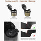 Replacement stainless steel mesh coffee filter with black lid and base