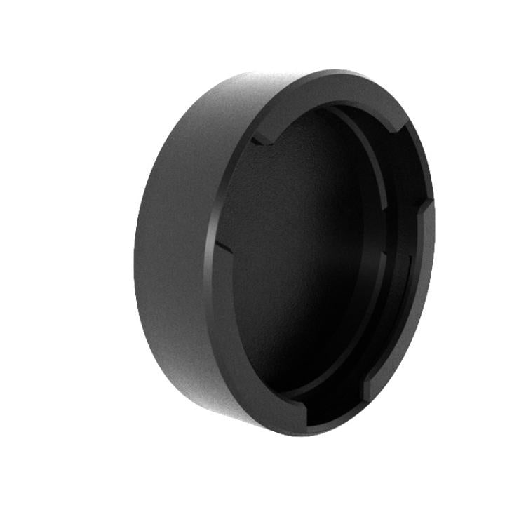 Handle storage rack wall mount holder, black circular opening
