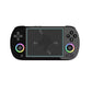 Tempered glass screen protector for handheld console, blue alignment outline on screen