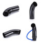 76mm Automotive Modified Aluminum Alloy Intake Pipe