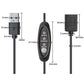 0.3m Push-button T3-speed Adjustable Power Cord