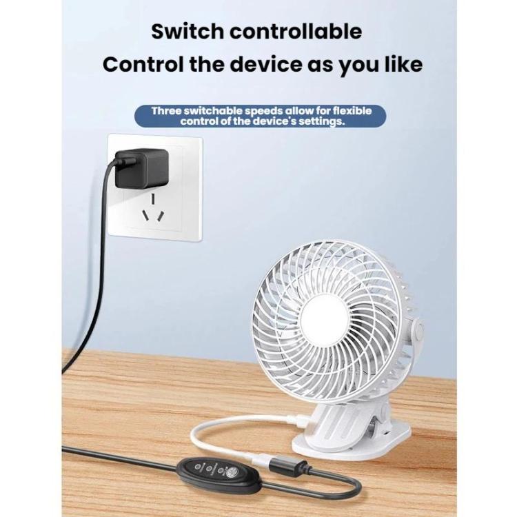 0.3m Push-button T3-speed Adjustable Power Cord