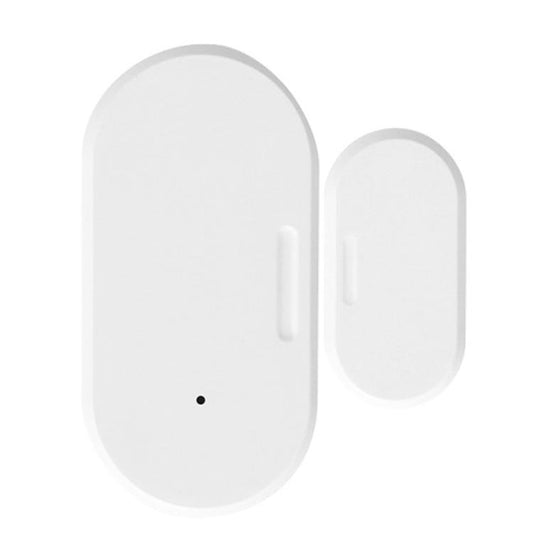 Door and window sensor set with two oval white sensor modules