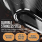 Stainless steel coffee filter mesh insert with dense perforations