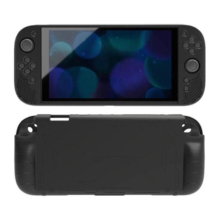 Black silicone protective case for Nintendo Switch 2, shockproof shell with cutouts