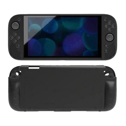 Black silicone protective case for Nintendo Switch 2, shockproof shell with cutouts