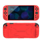 Red silicone protective case for Nintendo Switch 2, shockproof shell with cutouts