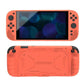 Orange silicone protective case for Nintendo Switch 2, shockproof shell with cutouts