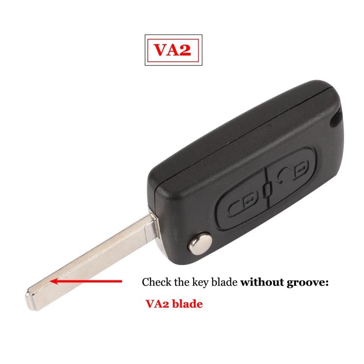 For Peugeot 2 Button Car Remote Key Shell