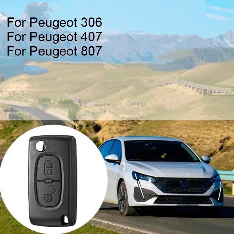 For Peugeot 2 Button Car Remote Key Shell