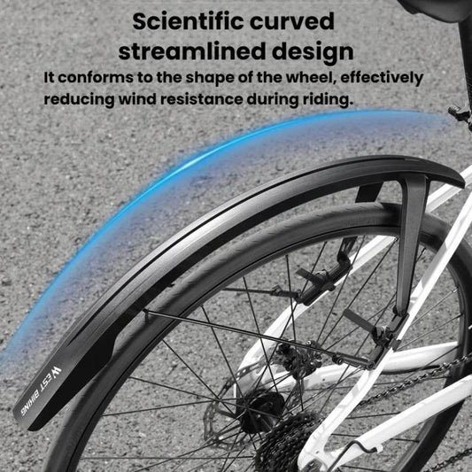 WEST BIKING YP0714046 Bike Front & Rear Extended Fenders Waterproof Mudguards Cycling Accessories