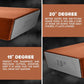 Brown magnetic roller knife sharpener showing 15° and 20° angle support faces