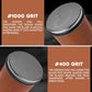 Brown magnetic roller sharpener with gray honing disc lids (#1000 and #400 grit)