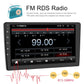9-inch Android car navigation head unit with FM radio screen display