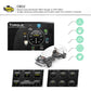 Android car navigation head unit with OBD2 Bluetooth dongle and Torque app screen