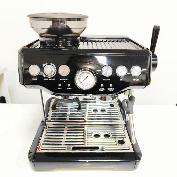 Espresso machine with black steam switch upgrade external pull handle