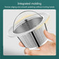 Stainless steel cone strainer filter with smooth rim and perforated mesh sides