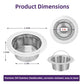 Stainless steel cone filter accessory, round perforated mesh strainer basket