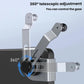 360° telescopic car phone holder base with pivot arm and black adjustment knob
