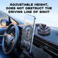 Dashboard phone suction holder with vertical magnetic mount and adjustable arm