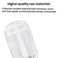 White clear scalp applicator bottle with side measurement markings and prong base