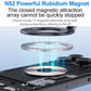 M11 Magnetic Car Phone Holder Foldable Dashboard Mounting Navigation Holder
