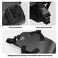 Bike bag holder buckle and thickened gasket detail with multiple bottom strap fixes