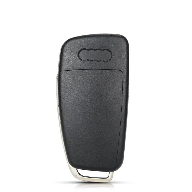 For Audi Folding Car Remote Key Fob Case No Logo Slot