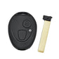 Black remote key fob case with gold key blade and visible button icons