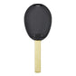 Black key fob case with gold metal blade and speaker-style vent