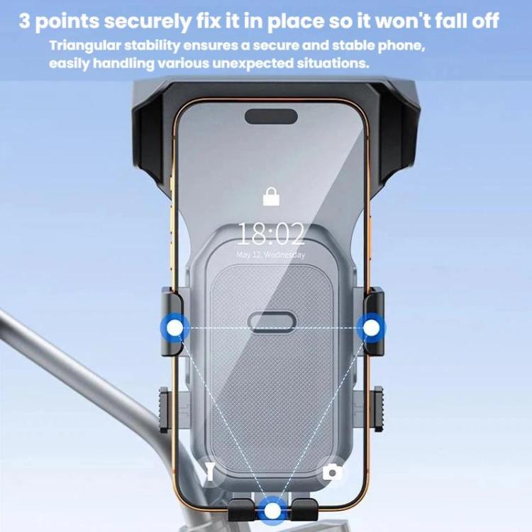 Universal Mirror Mount Phone Holder For Motorcycles Bicycles