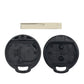 For Mitsubishi Straight Blade Round Head Flat Blank Right Groove Key Shell