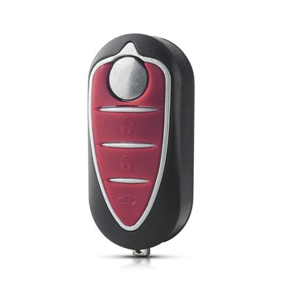 For Alfa Romeo 3-Button Folding Car Key Shell With SIP22 Blade