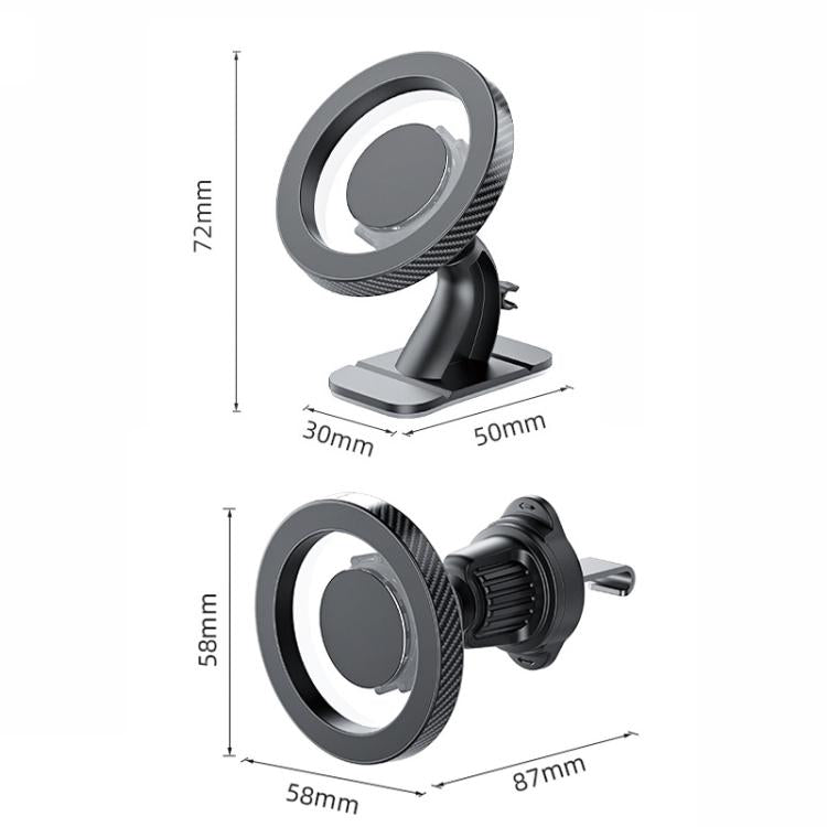 Universal Magnetic Car Phone Mount, 3MCT-17 Adhesive, FCT-17 Hook