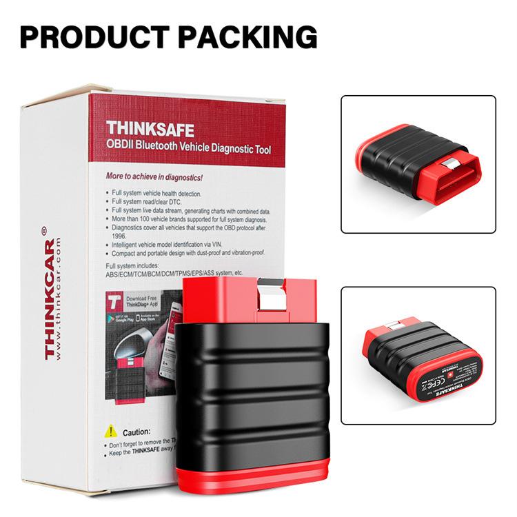 OBD2 Full System Diagnostic Tool Oil Maintenance Electronic Parking Brake Reset, THINKSAFE