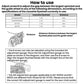 Instruction chart for bike rear derailleur adjustment gauge: measure and set B screw