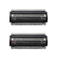 Replacement trimmer blade cartridges, two mesh cutting drums with metal guard