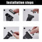 Replacement trimmer blade cartridge installation, cartridge clips into trimmer head