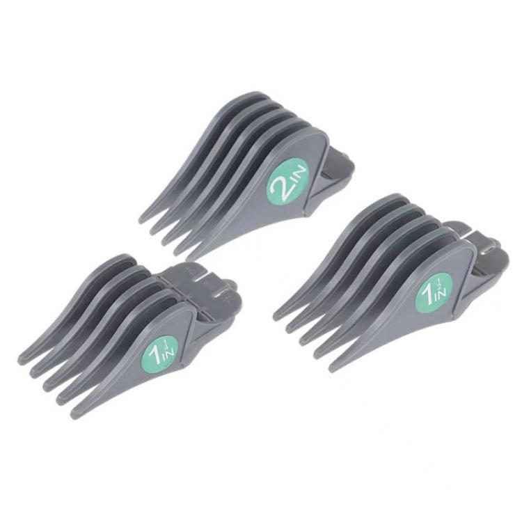 Gray 1in and 2in guide comb set for Wahl trimmers