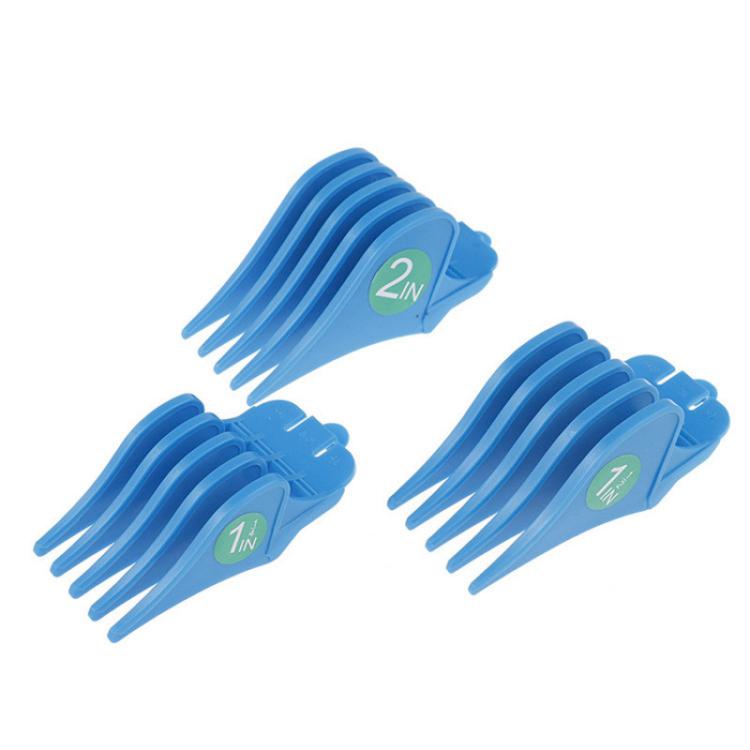 Blue 1in and 2in guide comb set for Wahl trimmers
