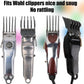 3-in-1 guide comb kit for Wahl clippers, shown with trimmer heads
