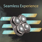 4-head electric shaver replacement blade head with four round foil cutters