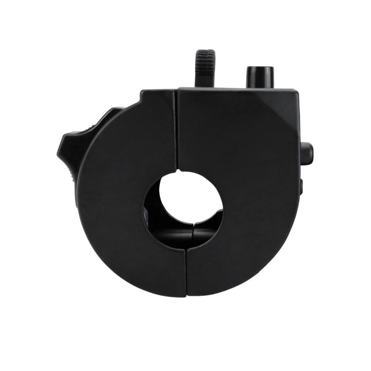 Black replacement handlebar switch cover with circular mounting opening