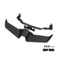 Black bird beak lower headlight fairing spoiler set with mounting hardware and bolts.