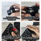 Hands fitting anti-popcorn anti-static burr carrier disc to grinder