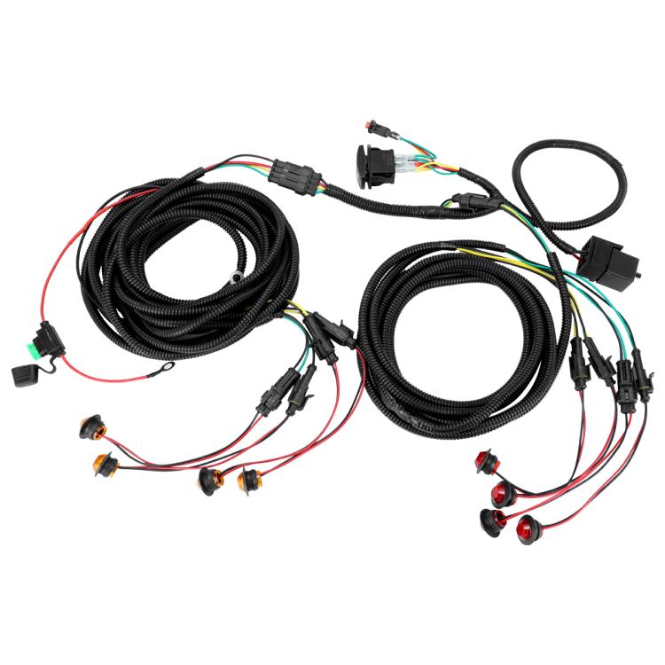 ATV Turn Signal Light Wiring Harness Kit Emergency Switch Flasher Accessories, CP-5532