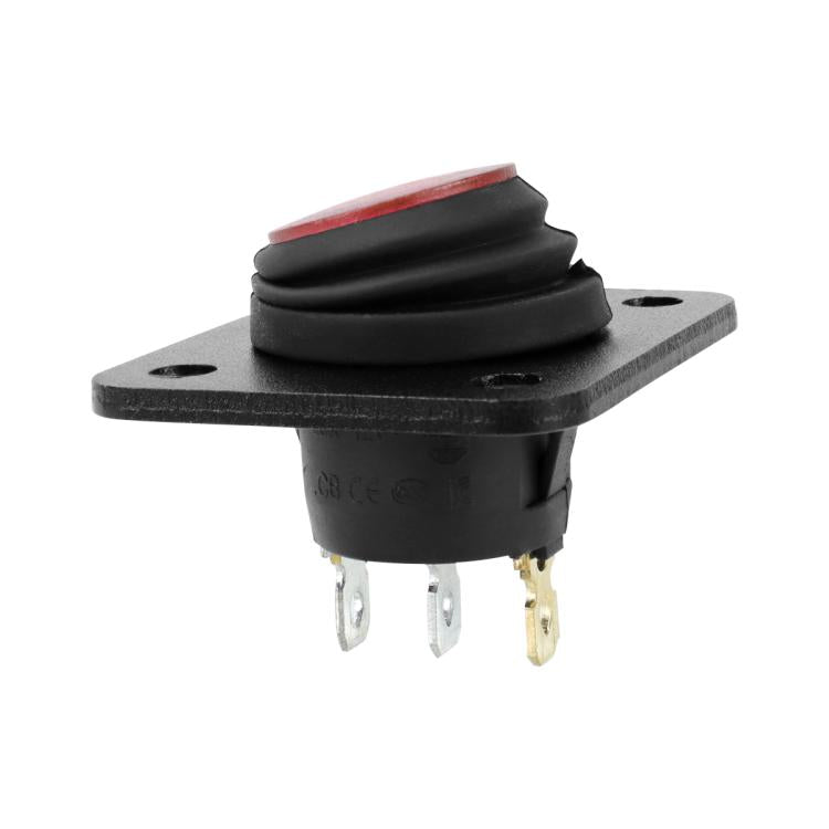 Round Waterproof Marine Panel Switch With LED Light, 1 Button Red, 2 Button Red, 3 Button Red, 4 Button Red, 5 Button Red, 6 Button Red, 1 Button Blue, 2 Button Blue, 3 Button Blue, 4 Button Blue, 5 Button Blue, 6 Button Blue, 1 Button Green           ...