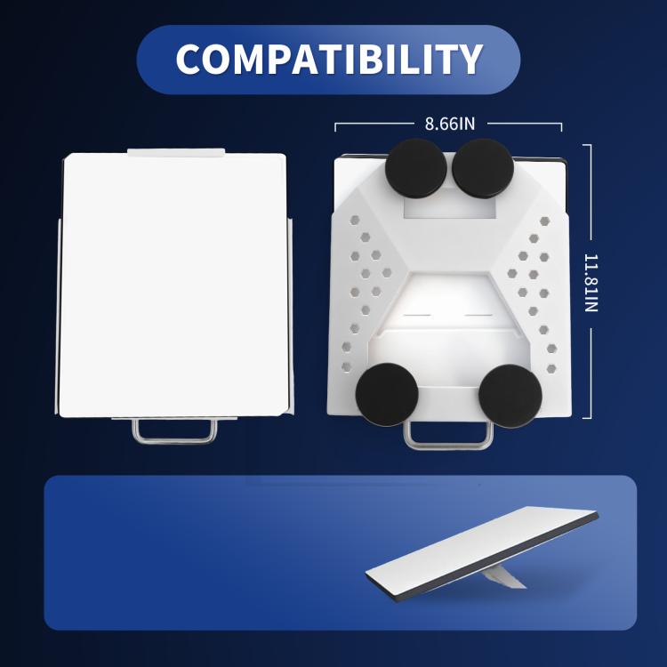 Compatibility magnetic mounting kit with square receiver plate and four corner magnets